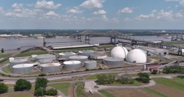 Založení Záběru Baton Rouge Louisianě — Stock video
