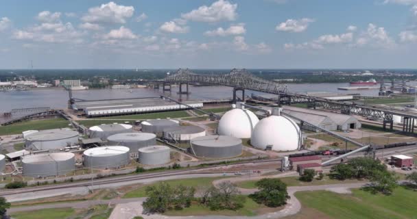 Establishing Shot Baton Rouge Louisiana — Stok Video
