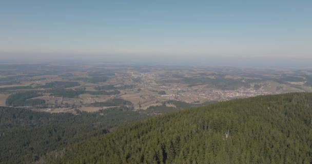 Εναέρια Drone Birdseye Mountain View European Alps Countryside Στη Γερμανία — Αρχείο Βίντεο