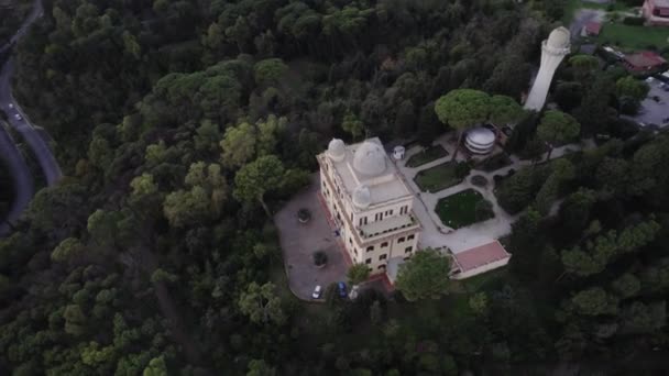 Impresionante Observatorio Roma Italia Europa Con Vistas Roma — Vídeos de Stock