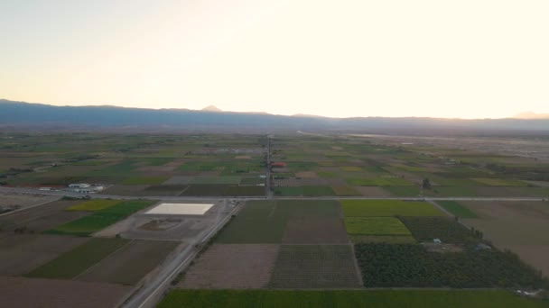 Pedregal Fotografias Aéreas Área Seu Modo Agricultura Vida Diferentes Momentos — Vídeo de Stock
