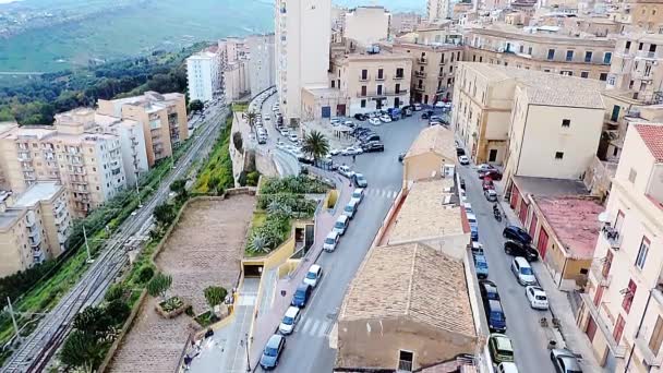 Looking Windows Hotel Looking Hill Top City Agrigento Valley — Stok video