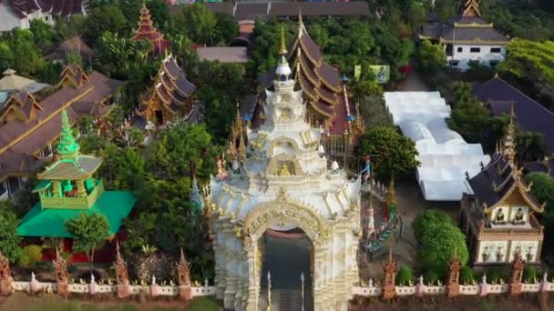 Wat Saeng Kaeo Templo Phothiyan Chiang Rai Tailandia — Vídeos de Stock