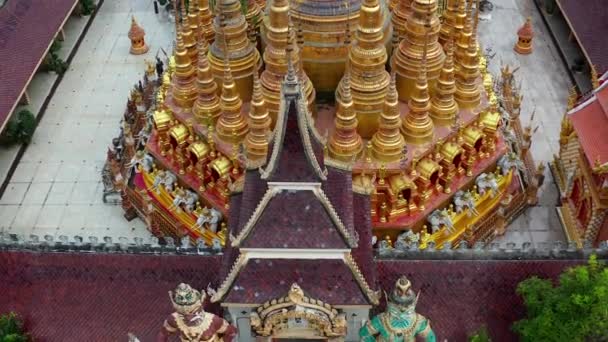 Wat Phrathat Suthon Mongkhon Khiri Temple Complex Phrae Thailand — Stock Video