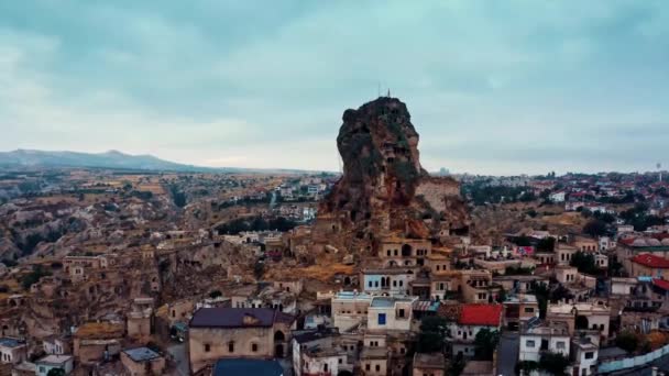 Buildings Hill Village Cappadocia Turkey — Vídeo de Stock