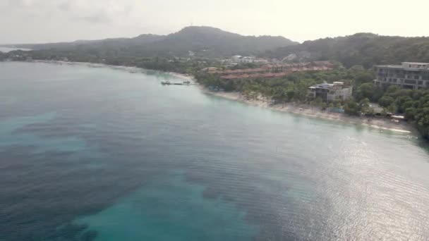 Images Drones Île Roatan Honduras — Video
