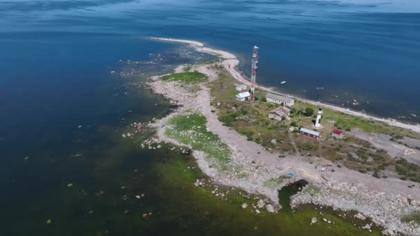 Aerial View Vaindloo Island Which Northernmost Island Estonia — Stock videók