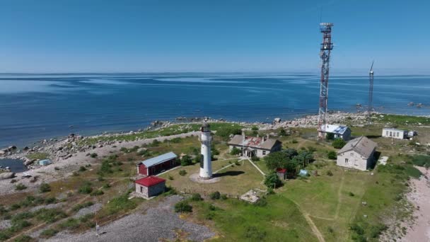 Aerial View Vaindloo Island Which Northernmost Land Point Estonia — 비디오