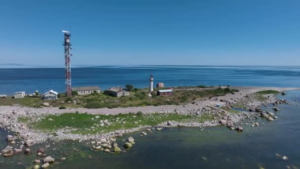Drone Footage Vaindloo Island West Estonia — Vídeo de stock