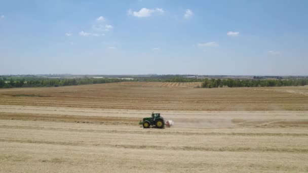 Reseeding Field Sdot Negev Israel — Wideo stockowe