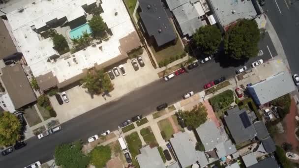 Top Aerial View University Heights Neighborhood San Diego California Usa — 图库视频影像
