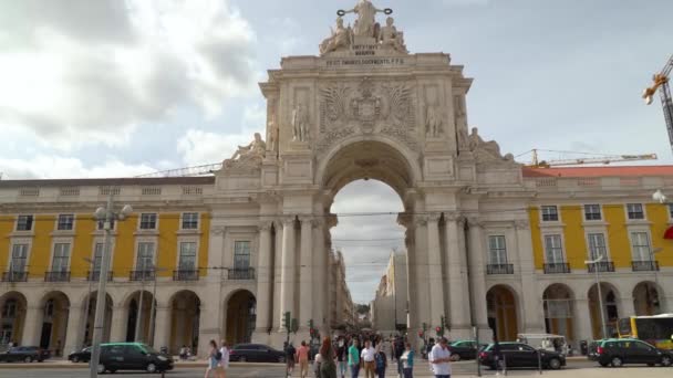 Spanish Men Sit Horses Real Escuela Andaluza Del Arte Ecuvideo — Vídeo de Stock