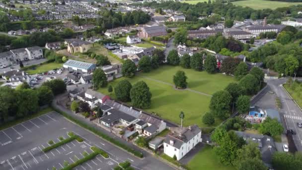 Blarney Village Ireland Drone Aerial Footage — Vídeo de stock