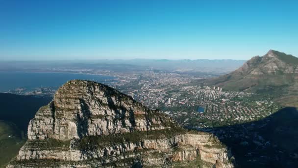 Peak Lions Head Table Mountain Sunset Cape Town South Africa — Vídeo de Stock