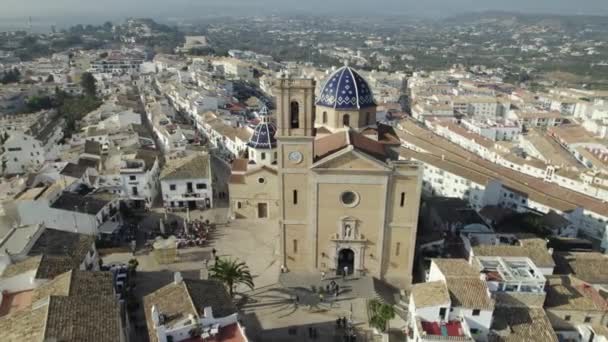 Iconic Nuestra Seora Del Consuelo Église Dôme Mosaïque Bleue Altea — Video