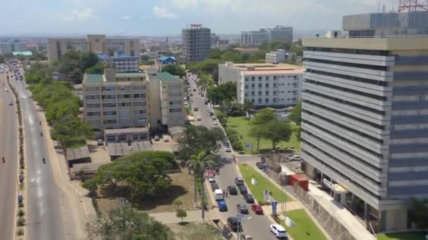 Breathtaking Aerial View Castle African — Stockvideo