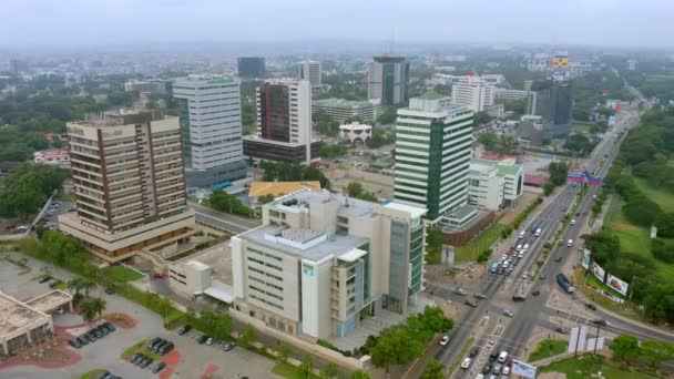 Aerial Shot City Accra Ghana Day_23 — ストック動画