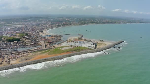 Breathtaking Aerial View Castle African_3 — 비디오