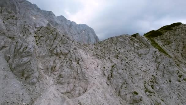 Aerial Video Shows Kamnik Savinja Alps Slovenia Captured One Highest — Vídeo de Stock