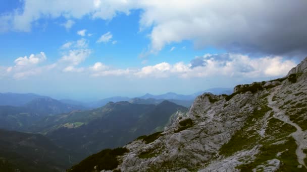 Aerial Video Shows Kamnik Savinja Alps Slovenia Captured One Highest — Vídeo de Stock