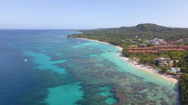 West Bay Île Roatan Honduras Vue Imprenable — Video