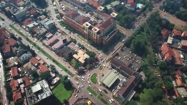 Acacia Mall Building City Centre Uganda Capital Kampala Traffic Streets — Wideo stockowe