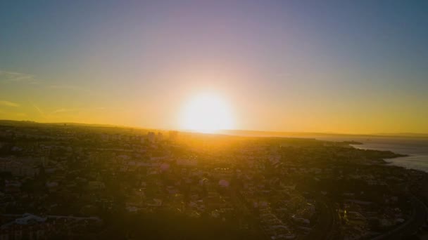 Video Footage Morning Sunrise Cascais — Stok video