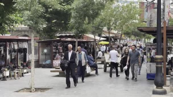 Diyarbakir Turkey Cinematic Places Street View Wandering City — стоковое видео