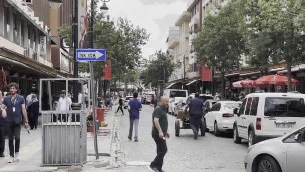 Diyarbakir Turkey Cinematic Places Street View Wandering City — Stock Video