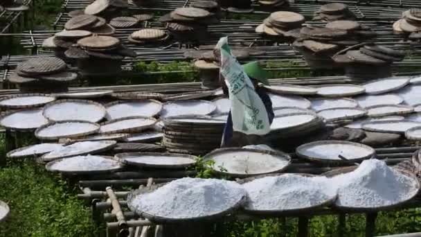 Tapioca Flour Cassava Maker Sukabumi West Java Indonesia May 2022 — Stockvideo