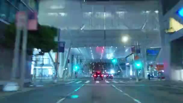 Pov Hyperlapse Driving Downtown San Francisco — Vídeos de Stock