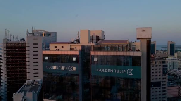 Dar Salaam Tanzania June 2022 Golden Tulip Hotel City Center — Vídeo de Stock