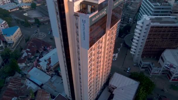 Dar Salaam Tanzania June 2022 Golden Tulip Hotel City Center — Stock Video