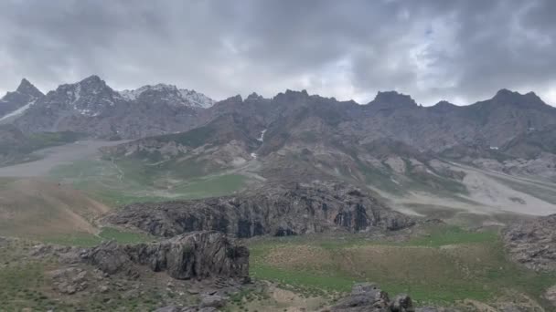 Rocky Mountain Landscape Leh Ladakh India Pov — Stockvideo