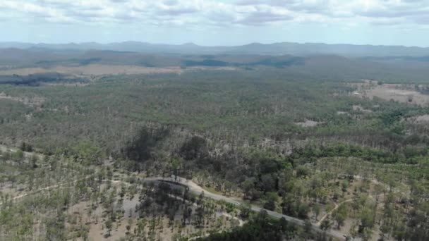 Vastity Outback Queensland Territory Australia Aerial Pov — Vídeo de Stock