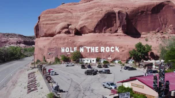 Hole Rock Tourist Attraction Moab Desert Utah — Stock videók