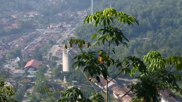 View Rural Agricultural Industry Villages Landscape Sawahlunto West Java Indonesia — Wideo stockowe