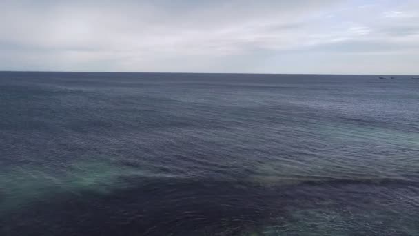 Calm Indian Ocean Aerial Pan Right Shot Burns Beach Perth — Wideo stockowe