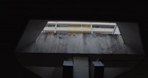 Panning Shot Residential Housing Block South Germany — Video Stock