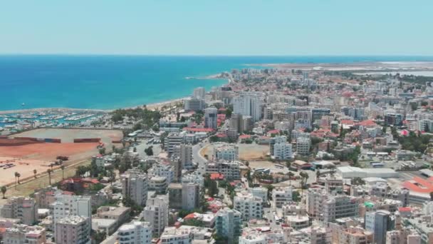 Urban Landscape Larnaca Cyprus Sunny Day — Stockvideo