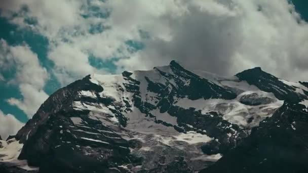 Doldenhorn Mountain Peak Close Timelapse Switzerland — Stock video