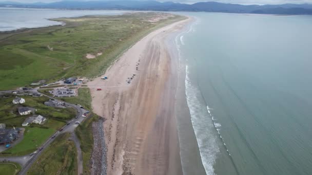 Point View Inch Beach Dingle Peninsula Ireland Drone Aerial View — Stock videók