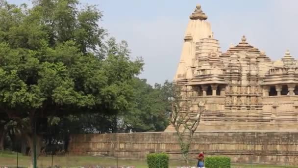 Chitragupta Temple Western Group Temples Khajuraho Madhya Pradesh — Wideo stockowe