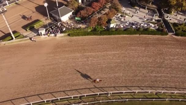 Arjantin Buenos Aires Teki Arjantin Bulunan Hipdromo Argentino Palermo Yarışı — Stok video