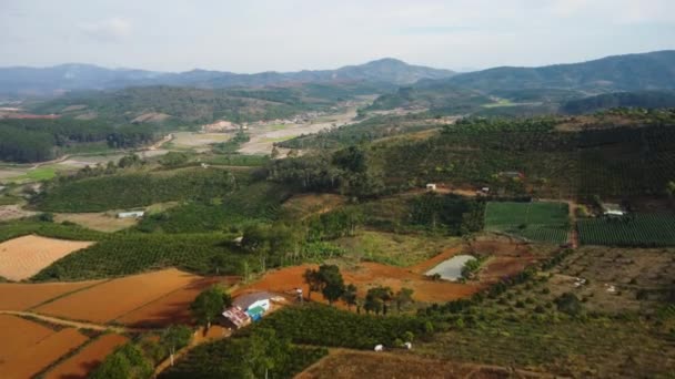 Aerial View Nang Vietnam Famous Tourist Destination Trekking Holiday Drone — Vídeos de Stock