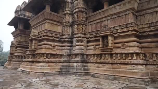 Kandariya Mahadev Temple Unesco World Heritage Site Khajuraho — 비디오