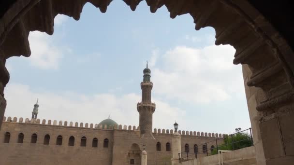 Citadel Cairo Citadel Saladin Medieval Islamic Era Fortification Cairo Egypt — Αρχείο Βίντεο