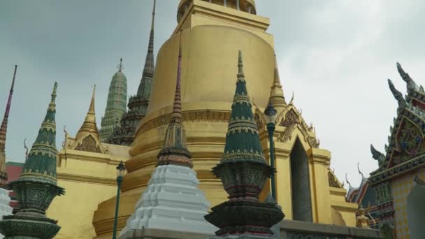 Cinematic Travel Religious Footage Temple Emerald Buddha Wat Phra Kaew — Stok Video
