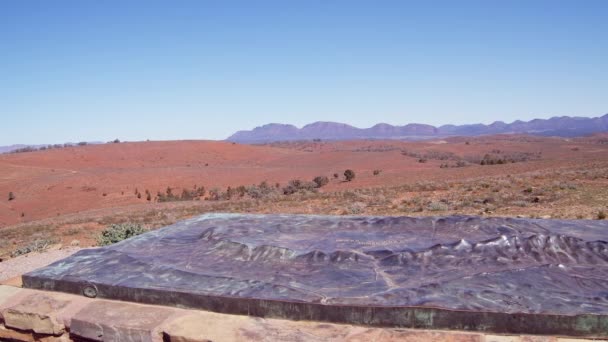 Flinders Rangers View Road — Stok video