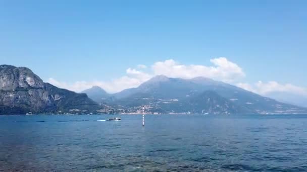 Panorama Timelapse Del Lago Como Italia — Vídeo de stock